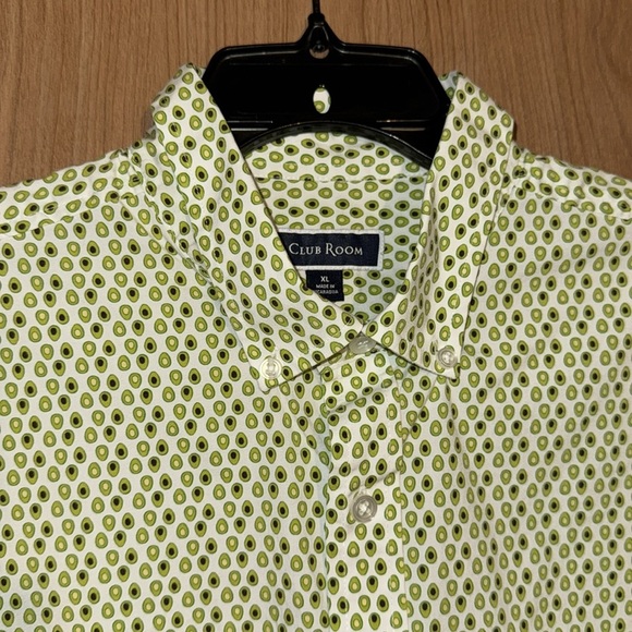 Club Room, avocado, button front new shirt size XL - Picture 3 of 6